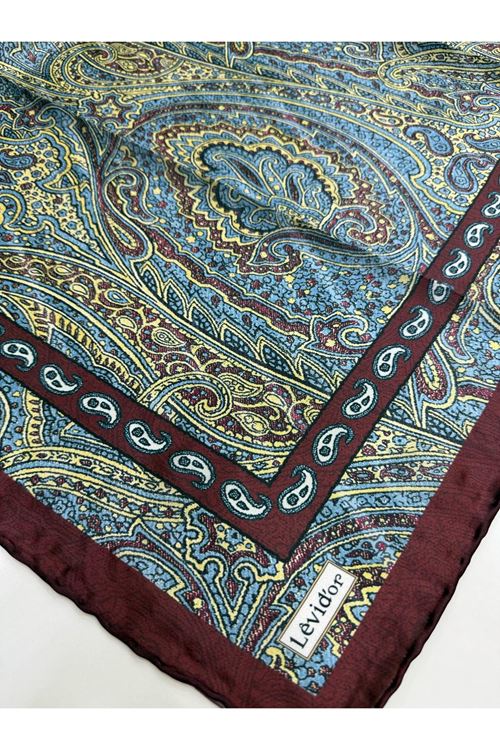 Levidor Hint İpeği Eşarp Kod:1335 