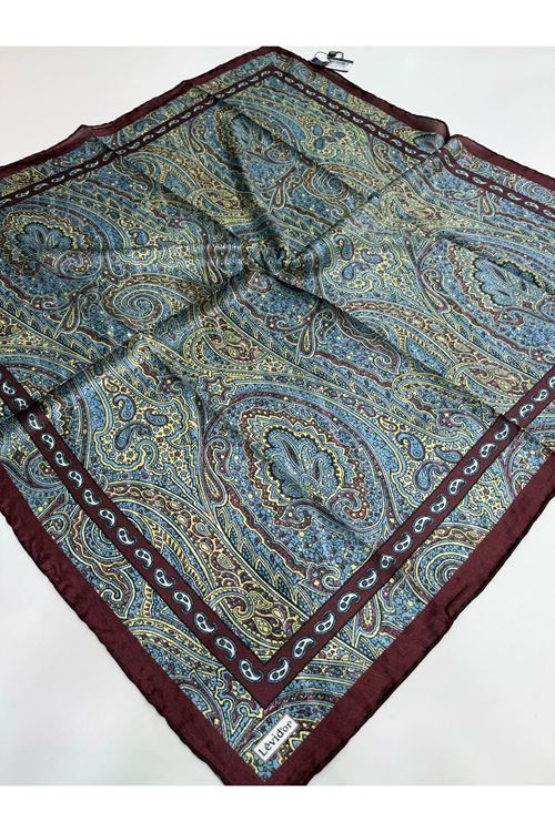 Levidor Hint İpeği Eşarp Kod:1335 