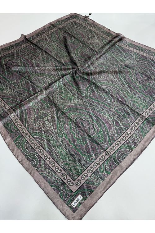 Levidor Hint İpeği Eşarp Kod:1335  