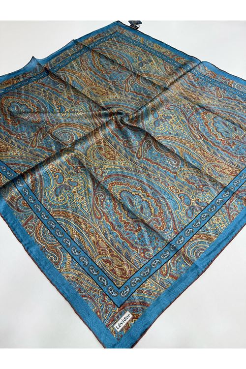 Levidor Hint İpeği Eşarp Kod:1335