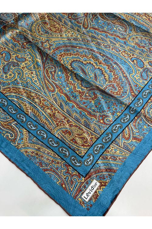 Levidor Hint İpeği Eşarp Kod:1335