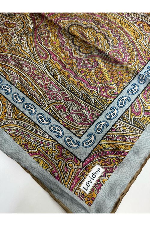 Levidor Hint İpeği Eşarp Kod:1335  