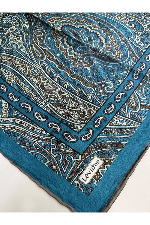 Levidor Hint İpeği Eşarp Kod:1335 