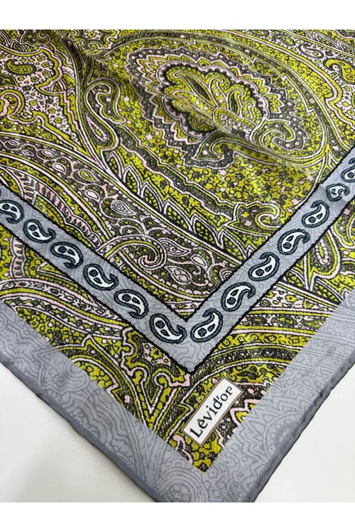 Levidor Hint İpeği Eşarp Kod:1335  