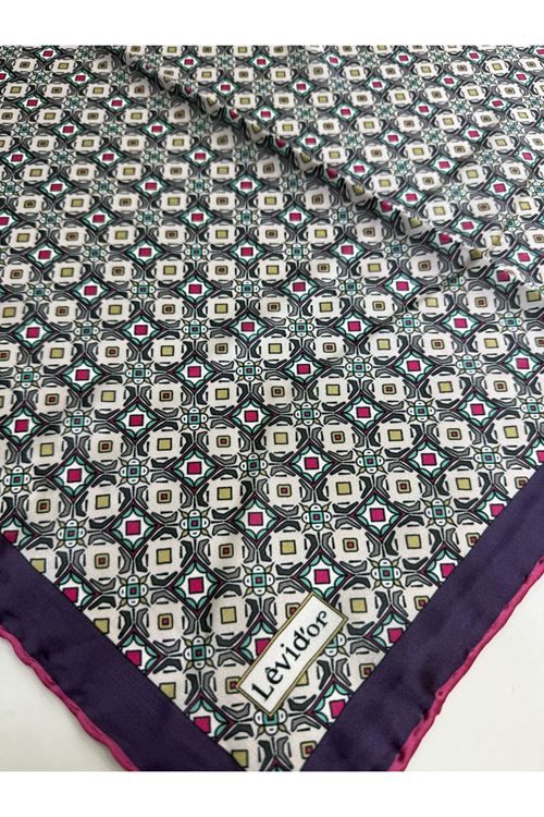 Levidor Hint İpeği Eşarp Kod:1334 