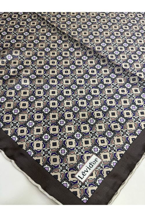 Levidor Hint İpeği Eşarp Kod:1334 