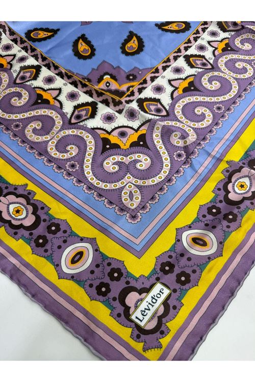 Levidor Hint İpeği Eşarp Kod:1336 