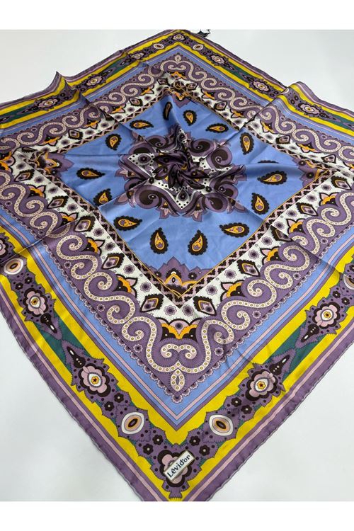 Levidor Hint İpeği Eşarp Kod:1336 