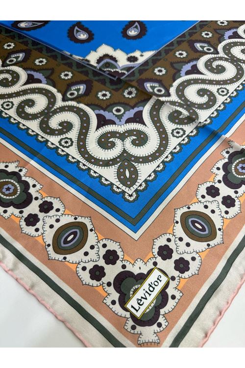 Levidor Hint İpeği Eşarp Kod:1336 