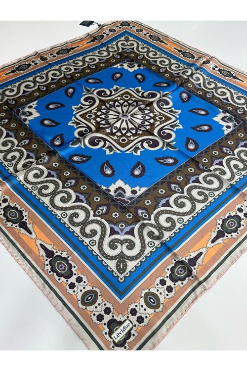 Levidor Hint İpeği Eşarp Kod:1336 