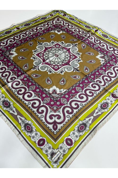 Levidor Hint İpeği Eşarp Kod:1336