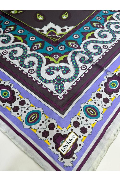 Levidor Hint İpeği Eşarp Kod:1336 