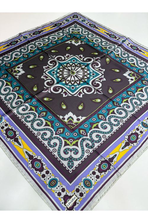 Levidor Hint İpeği Eşarp Kod:1336 