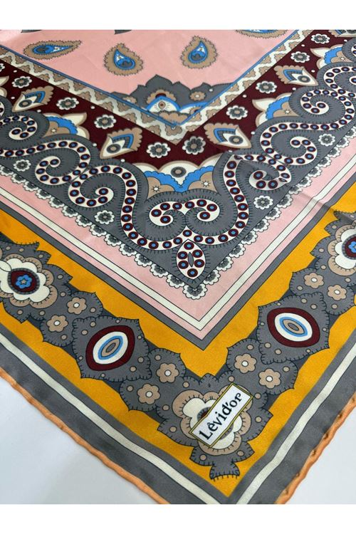 Levidor Hint İpeği Eşarp Kod:1336