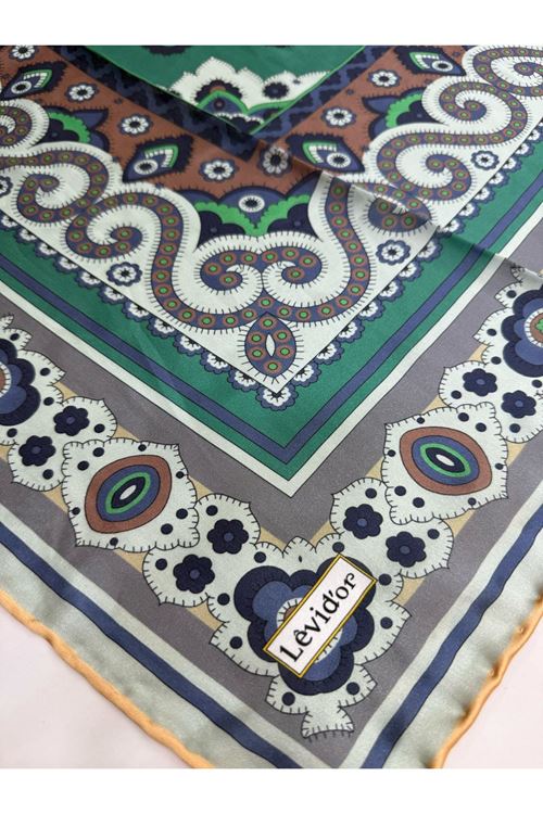 Levidor Hint İpeği Eşarp Kod:1336 