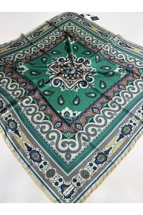 Levidor Hint İpeği Eşarp Kod:1336 