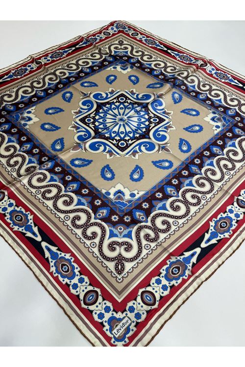 Levidor Hint İpeği Eşarp Kod:1336  