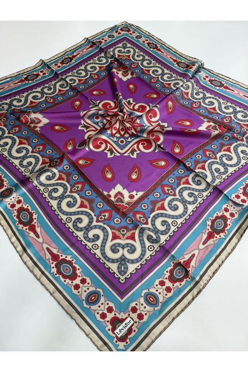 Levidor Hint İpeği Eşarp Kod:1336  