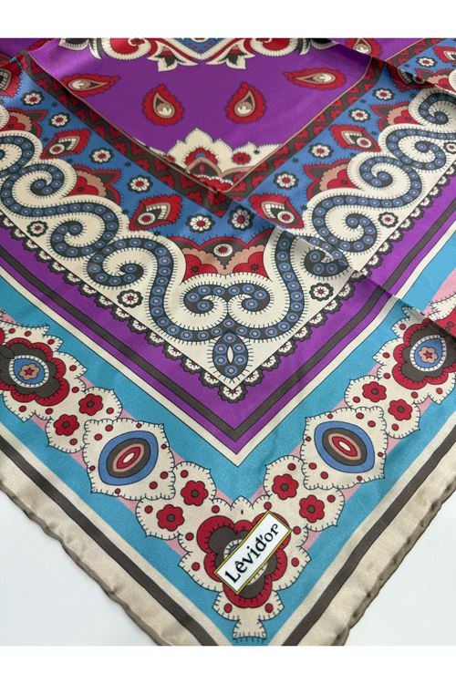 Levidor Hint İpeği Eşarp Kod:1336  