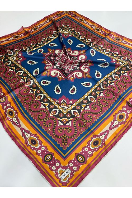 Levidor Hint İpeği Eşarp Kod:1336 