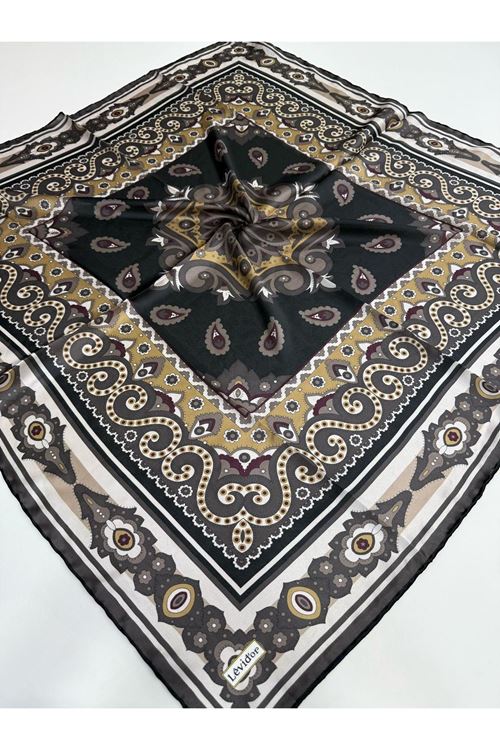 Levidor Hint İpeği Eşarp Kod:1336 