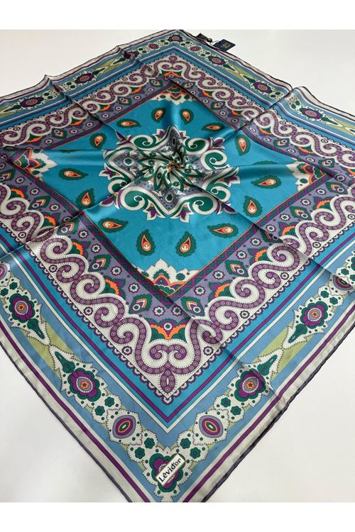 Levidor Hint İpeği Eşarp Kod:1336 