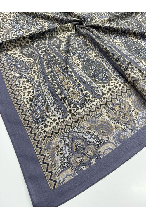 Safir Etnik Naturel Şal Kod:3461 (6 Numara)   