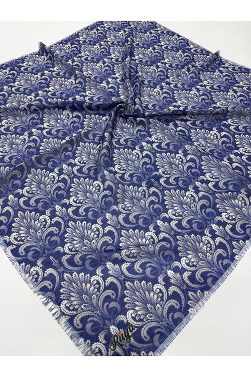 Rüya Koton Eşarp Nehir Desen    