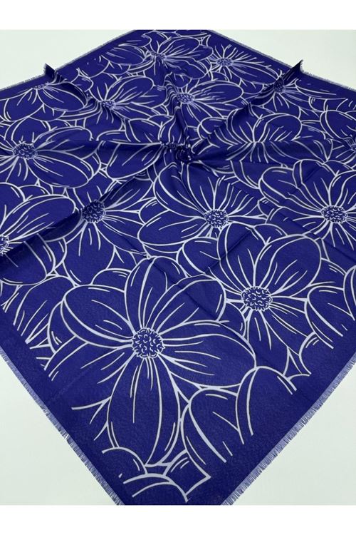 Rüya Koton Eşarp Rose Desen 