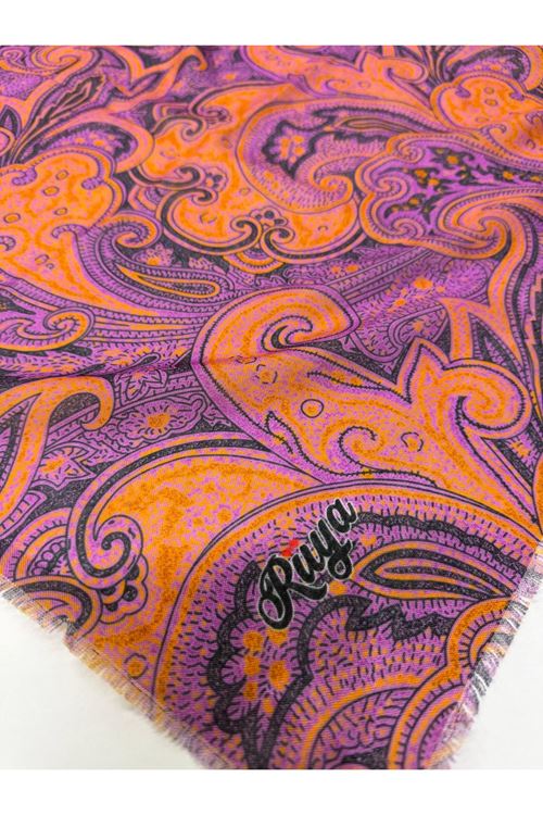 Rüya Koton Eşarp Belis Desen  