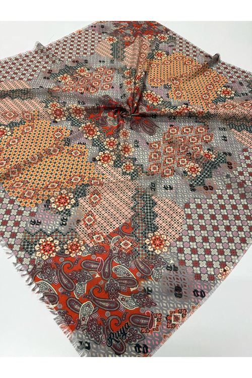 Rüya Koton Eşarp Vega Desen  