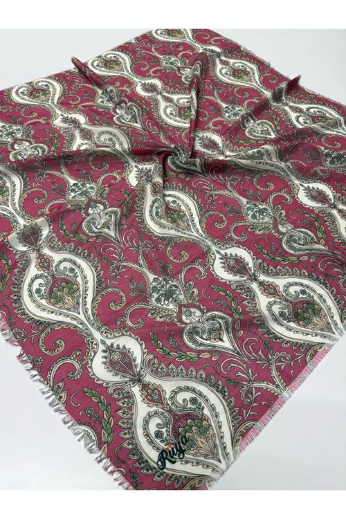 Rüya Koton Eşarp Ahter Desen 