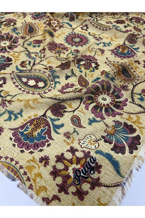 Rüya Koton Eşarp Laçin Desen 