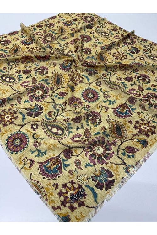 Rüya Koton Eşarp Laçin Desen 