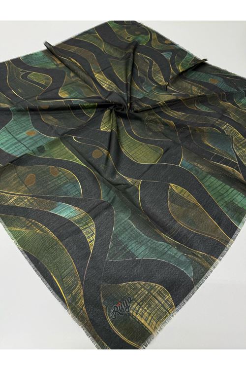 Rüya Koton Eşarp Selis Desen  