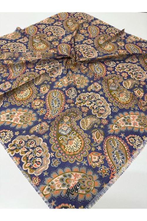 Rüya Koton Eşarp Etnik Desen 