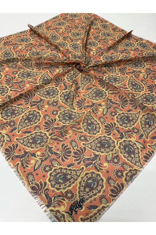 Rüya Koton Eşarp Etnik Desen   