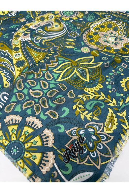 Rüya Koton Eşarp Çarkıfelek Desen  