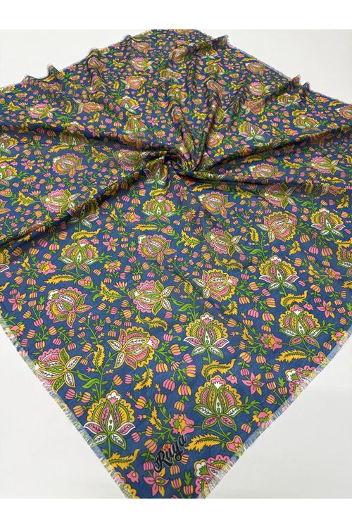 Rüya Koton Eşarp Hanımeli Desen 