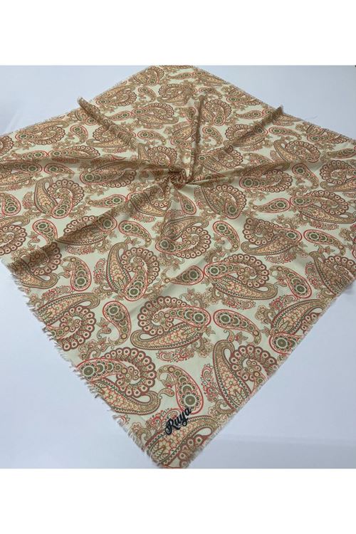 Rüya Koton Eşarp Mina-Etnik Desen