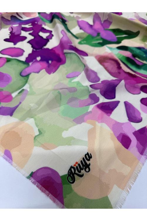 Rüya Koton Eşarp Tılsım Desen   