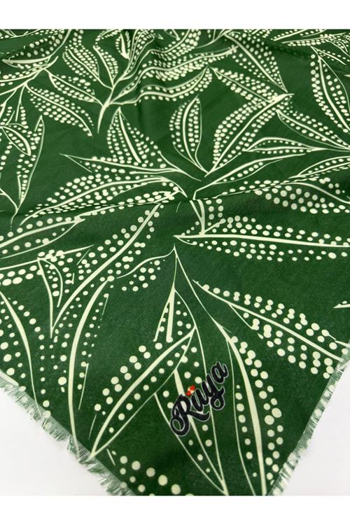 Rüya Koton Eşarp Başak Desen  