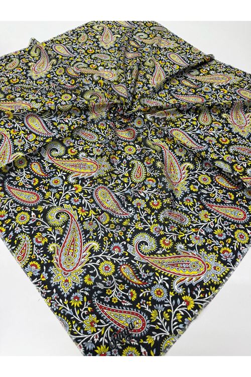 Rüya Koton Eşarp Çiçek-Etnik Desen  