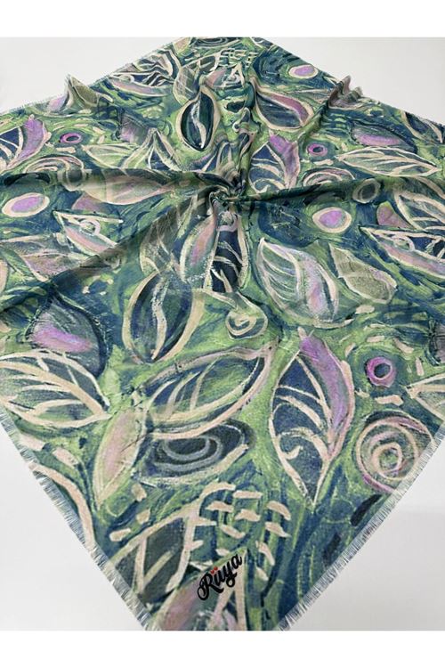 Rüya Koton Eşarp Kumru Desen 