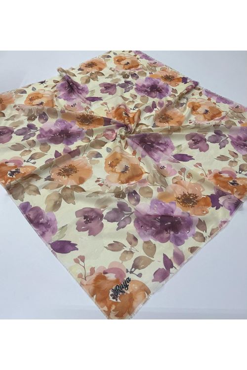 Rüya Koton Eşarp Süma Desen