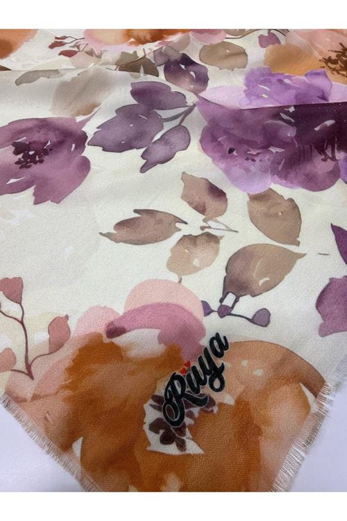 Rüya Koton Eşarp Süma Desen