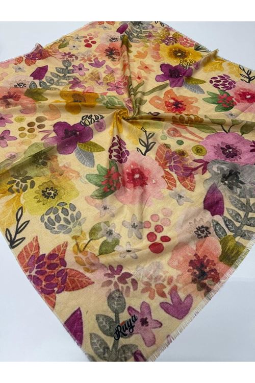 Rüya Koton Eşarp Feraye Desen 