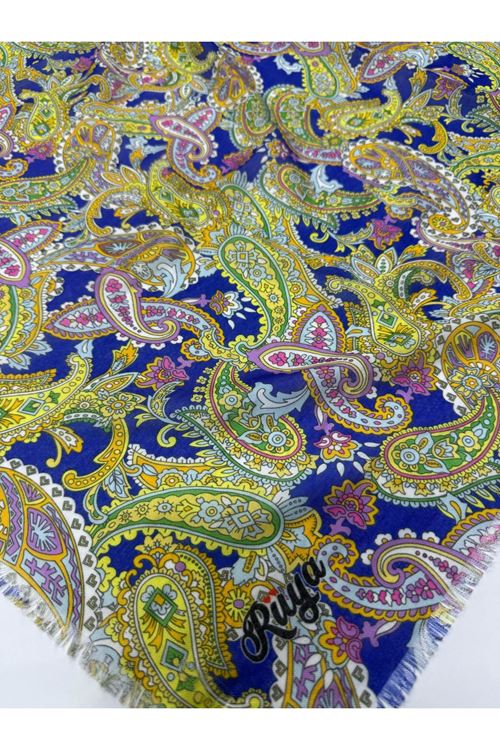 Rüya Koton Eşarp Etnik Desen 