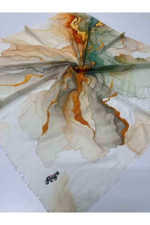 Rüya Koton Eşarp Puslu Desen 