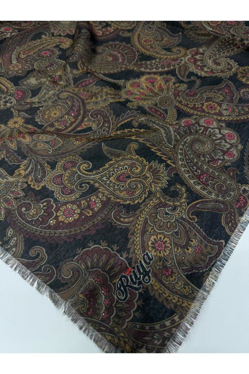 Rüya Koton Eşarp Etnik Desen  